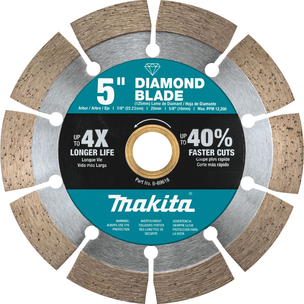 5 IN. SEGMENTED GENERAL PURPOSE DIAMOND BLADE
