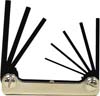 CLASSIC FOLD UP INCH SETS #81 .050-5/32 IN. HEX KEYS 8 TOOLS ( CLOSEOUT )