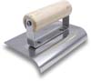 6 IN. X 4 STAINLESS EDGER 3/8 IN. RADIUSWOOD HANDLE ( CLOSEOUT )