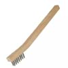 7 IN. X 3 WIRE BRUSH WITH PLASTIC HANDLE STAINLESS ( CLOSEOUT )